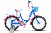 Детский велосипед Stels Jolly 16" V010 голубой розовый 2022 - магазин СпортДоставка. Спортивные товары интернет магазин в Ишиме 