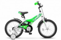Детский велосипед Stels Jet 16" Z010 зеленый белый  2022 - магазин СпортДоставка. Спортивные товары интернет магазин в Ишиме 