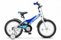 Детский велосипед Stels Jet 16" Z010 синий белый 2022 - магазин СпортДоставка. Спортивные товары интернет магазин в Ишиме 