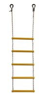 Детская веревочная лестница для ДСК  5 перекладин желтая ЛВ5-2В - магазин СпортДоставка. Спортивные товары интернет магазин в Ишиме 