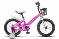 Детский велосипед Stels Pilot-150 16" V010 розовый 2022 - магазин СпортДоставка. Спортивные товары интернет магазин в Ишиме 