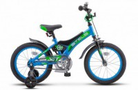 Детский велосипед Stels Jet 16" Z010 синий черный  2022 - магазин СпортДоставка. Спортивные товары интернет магазин в Ишиме 